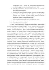 Europos sąjungos sausumos transporto politika: jos esmė ir ekonominis poveikis Lietuvai 8 puslapis