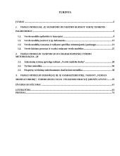 Verslo modelio taikymas vertės kūrimui