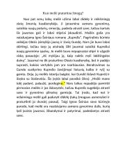 Pastraipa. Kuo meilė praturtina žmogų? 