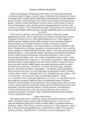 Gamtos vaidmuo literatūroje