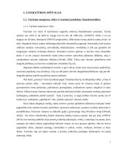 Lietuvos vidaus turizmo veiklos sąsajos su šalies ekonominiais rodikliais 6 puslapis