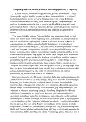 Antigonės paveikslas Antikos ir lietuvių literatūroje 
