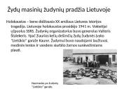 Holokaustas Lietuvoje skaidrės 2 puslapis