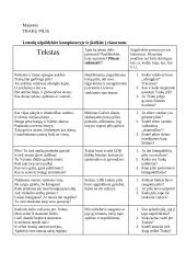 Maironio Trakų pilis analizė