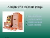 Kompiuterio techninė įranga (skaidrės)