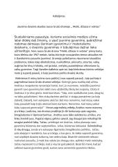 Jaunimo dvasinis skurdas Juozo Grušo dramoje ,,Meilė, džiazas ir velnias’’