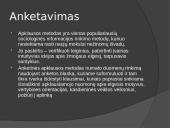 Kiekybiniai ir kokybiniai tyrimai (skaidrės) 13 puslapis