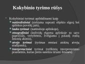 Kiekybiniai ir kokybiniai tyrimai (skaidrės) 19 puslapis