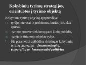 Kiekybiniai ir kokybiniai tyrimai (skaidrės) 20 puslapis