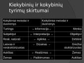 Kiekybiniai ir kokybiniai tyrimai (skaidrės) 7 puslapis