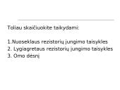 Mišrus rezistorių jungimas  5 puslapis