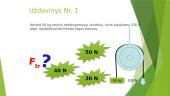 Uždavinių sprendimo pavyzdžiai - paprastieji mechanizmai 5 puslapis