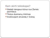 Teleskopas skaidrės 10 puslapis