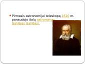 Teleskopas skaidrės 9 puslapis