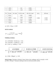 Medžiagos tankio nustatymas ir atsitiktinių matavimo paklaidų skaičiavimas 2 puslapis