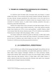 M. Gorbačiovo „perestroika“ ir komunizmo žlugimas Europoje 5 puslapis