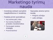 Marketingo tyrimas. Klientų segmentavimas ir tikslinės rinkos nustatymas 4 puslapis
