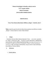 Tėvas lietuvių literatūroje - kalbėjimo planas