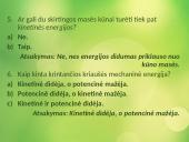 Mechaninės energijos samprata (skaidrės) 14 puslapis