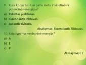 Mechaninės energijos samprata (skaidrės) 16 puslapis
