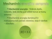 Mechaninės energijos samprata (skaidrės) 2 puslapis