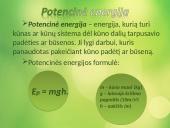 Mechaninės energijos samprata (skaidrės) 8 puslapis