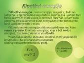 Mechaninės energijos samprata (skaidrės) 9 puslapis
