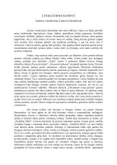 Gamtos vaizdavimas Lietuvos literatūroje