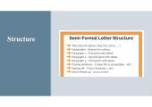 Writing a semi–formal letter 17 puslapis