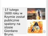 Giordano Bruno (skaidrės lenkų kalba) 18 puslapis