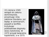 Giordano Bruno (skaidrės lenkų kalba) 3 puslapis