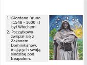 Giordano Bruno (skaidrės lenkų kalba) 5 puslapis