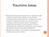 Šoko požymiai ir pirmoji pagalba 17 puslapis