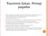 Šoko požymiai ir pirmoji pagalba 19 puslapis