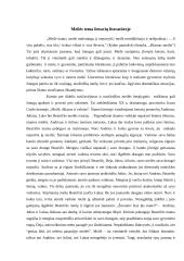 Meilės tema lietuvių literatūroje - kalbėjimas