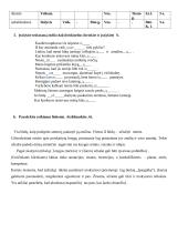 Morfologija - 10 klasės kontrolinis darbas 2 puslapis