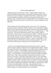 Kas mus daro stipresnius?