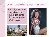 Marilyn Monroe (presentation) 2 puslapis