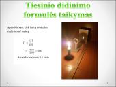Plonojo lęšio formulė - teorija 13 puslapis