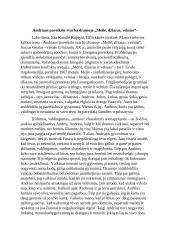 Andriaus paveikslo svarba dramoje ,,Meilė, džiazas, velnias”