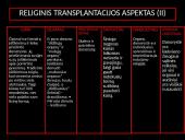 Transplantacija, ar reikėtų legalizuoti prekybą organais? 14 puslapis