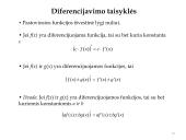 Funkcijos išvestinė ir diferencijavimas  4 puslapis