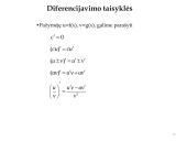 Funkcijos išvestinė ir diferencijavimas  6 puslapis