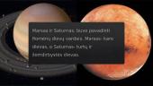 Marsas ir saturnas. Skaidrės 10 puslapis