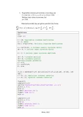 Spyruoklės judėjimo matematinių modelių analizė 2 puslapis