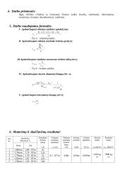 Skysčio klampos koeficiento skaičiavimas Stokso metodu 4 puslapis