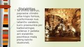 Stalaktitai ir stalagmitai - skaidrės 3 puslapis