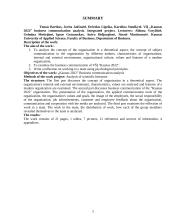 VŠĮ „Kaunas 2022“ dalykinio bendravimo analizė 2 puslapis