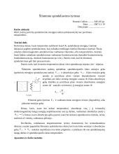 Šiluminio spinduliavimo energijos tankio tyrimas