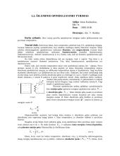 Šiluminio spinduliavimo nustatymas ir temperatūros matavimas optiniu pirometru 
